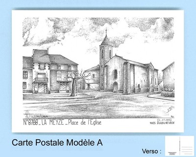 CP A 87088 CARTE POSTALE DESSIN 87 LA MEYZE
