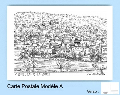 CP A 83175 CARTE POSTALE DESSIN 83 CAMPS LA SOURCE