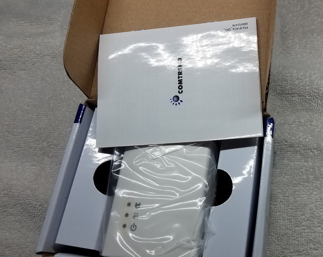 Powerline Ethernet Adapter  - 200 Mbps (pg9141s)  1 X Network [rj-45] Comtrend