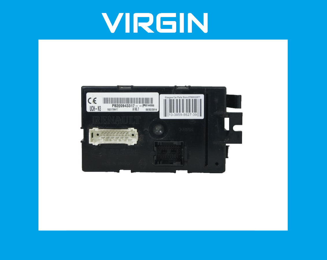 P8200943317--P VAUXHALL VIVARO RENAULT TRAFIC BCM UCH -N3.VIRGIN BCM.