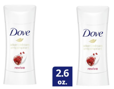 Dove Revive Deodorant Advanced Care With A New Skin-loving Moisturizer 2 Pack