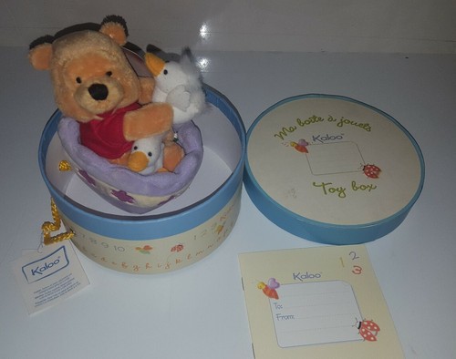 Kaloo Toy Box Ma Boite a Jouets Disney Winnie the Pooh Plush Disney Store 6