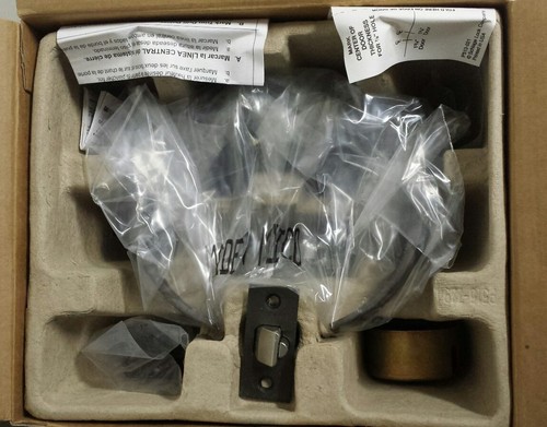 NEW! Schlage S10D NEP 613 NEPTUNE Cylindrical PASSAGE LATCH - Free Shipping!