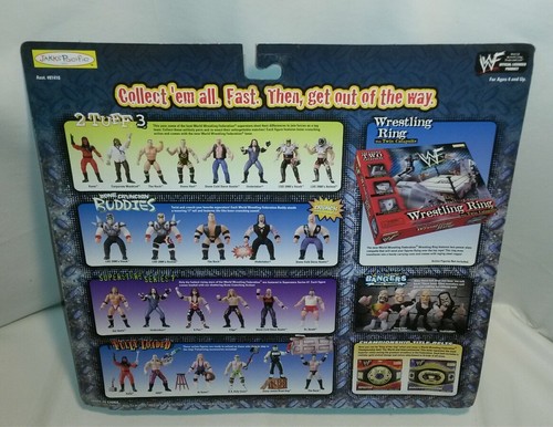 ? WWF Headbanger Thrash & Mosh Wrestlemania 2 Tuff 3 Action Figure Jakks Pacific