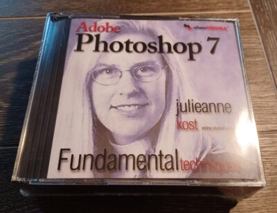 Adobe Photoshop 7 Advanced & Fundamental Techniques Software - Brand New