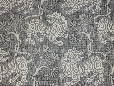 Lion Dance in Teak BTY 54'' Wide P Kaufmann 100% Cotton
