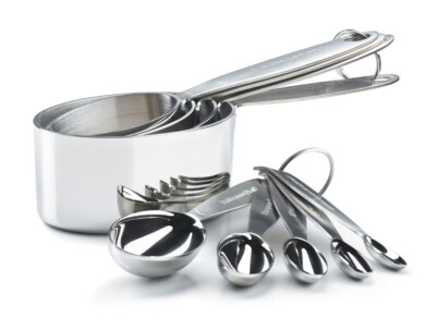 Measuring Cup & Spoon Stainless Steel Set