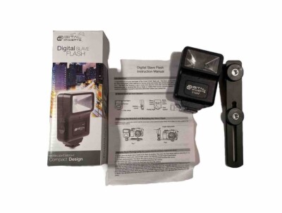 Digital Concepts Digital Slave Camera Flash 319AF New For Canon DSLR & Bracket
