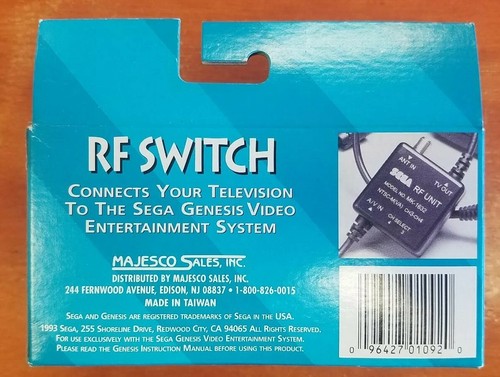 NEW OEM ORIGINAL SEGA GENESIS MODEL 2 OR 3 SYSTEM RF UNIT MK-1632 MK1632