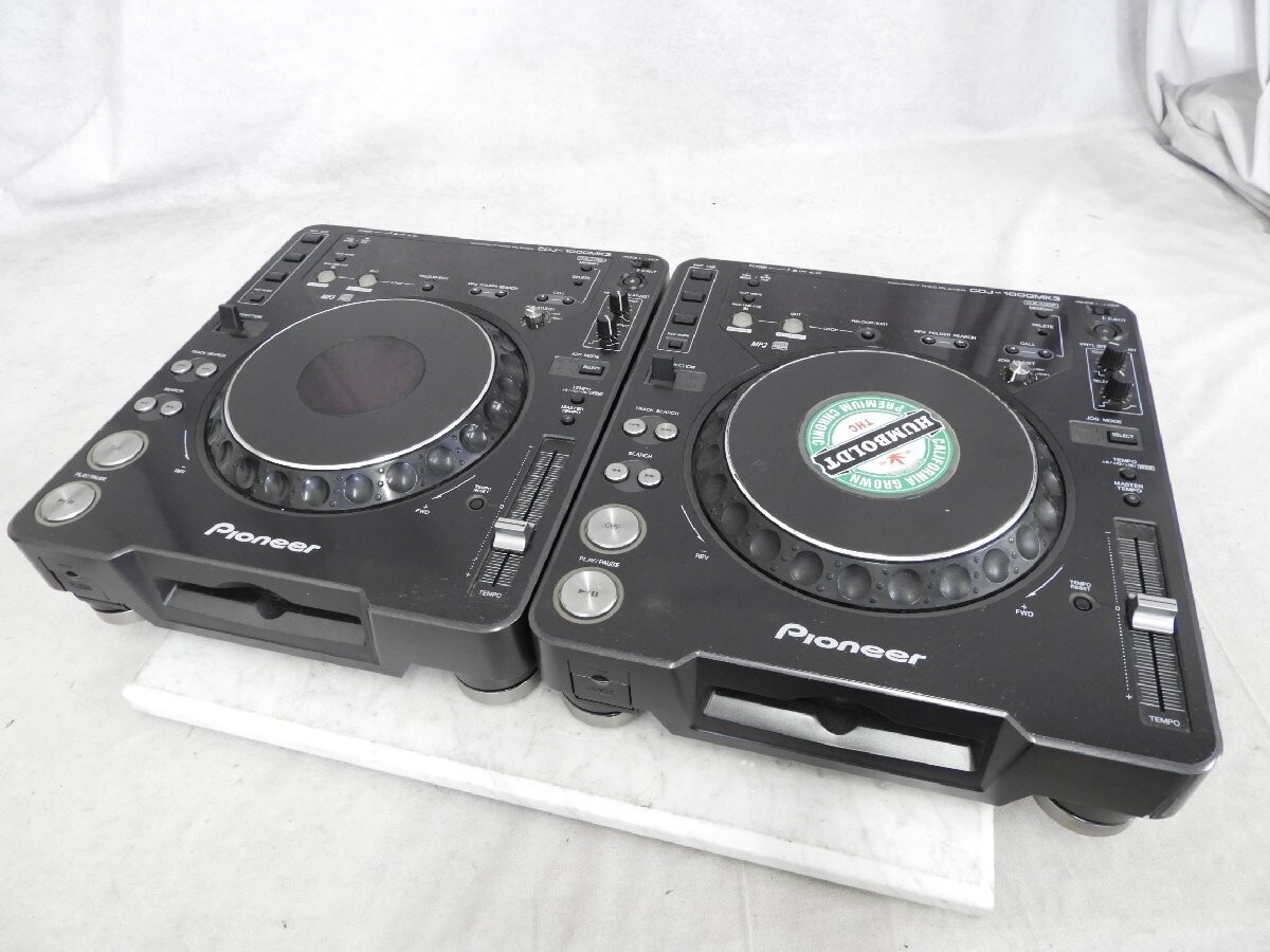 pioneer CDJ-1000 二台 09 Pioneer CDJ-1000mk3 2台セット Pioneer DJ