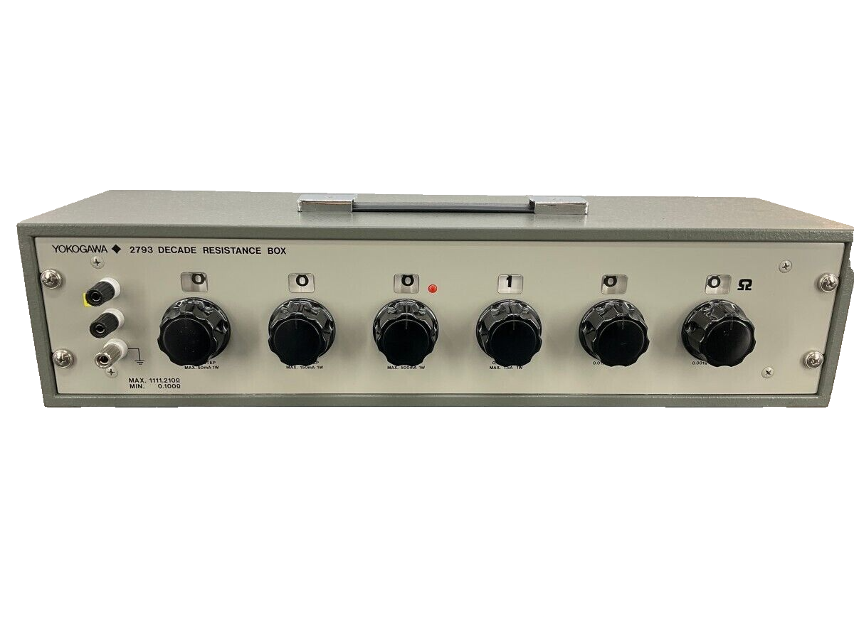 yokogawa 横河 279301 2793-01 6ダイヤル可変抵抗器 中古|電気 yokogawa 横河 279301 2793-01 6ダイヤル可変抵抗器 中古|電気