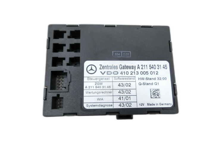 Mercedes S211 W211 E320 02-06 Steuergerät ECU Zentrales Gateway Links Vorne  - Bild 1