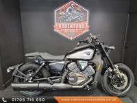 The QJMotor SRV600 V, a V4 Cruiser.