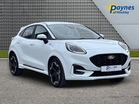 2024 Ford Puma ST-Line X 5 Dr 1.0L 125PS mHEV 6 Spd in Frozen White AC, NAV