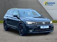 2020 Volkswagen Tiguan 2.0 TDI R-Line Tech DSG Auto in Black, 1 Owner, Full Hist