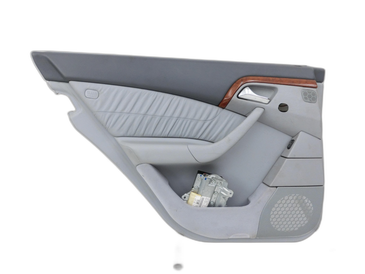 Mercedes W220 S430 98-02 Kurz Türverkleidung SRS Sicherheitsmodul Links Hinten Origongrau  - Bild 1
