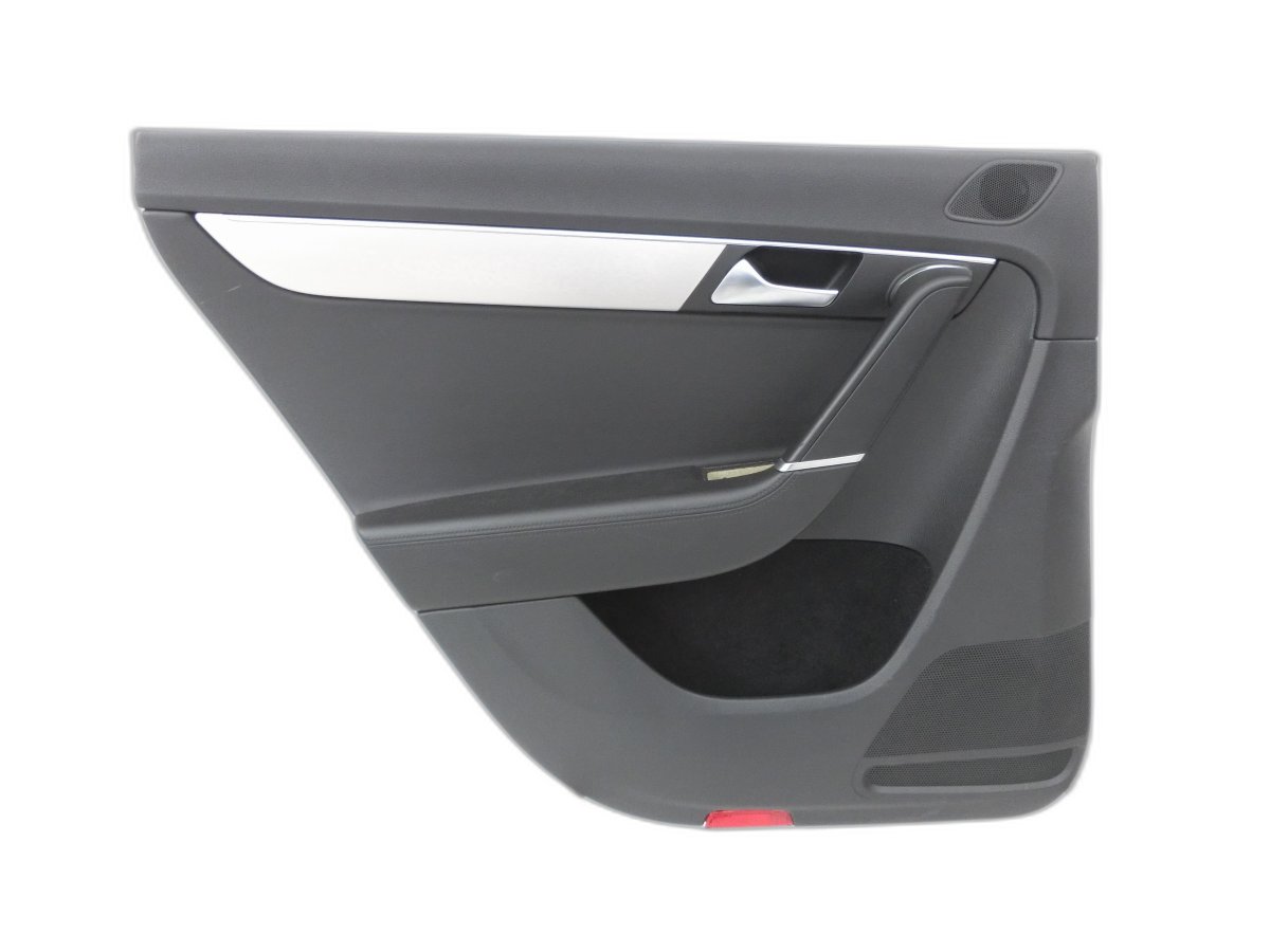 VW Passat 3C B7 10-15 Kombi Türverkleidung Türpappe Links Hinten  - Bild 1