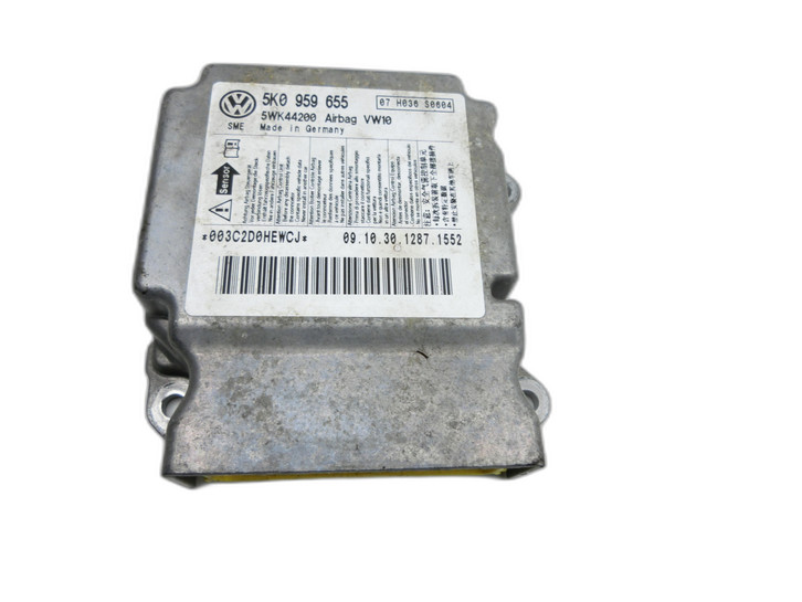 VW Golf 6 VI 5K 08-12 Airbag Steuergerät Airbagsteuergerät  - Bild 1