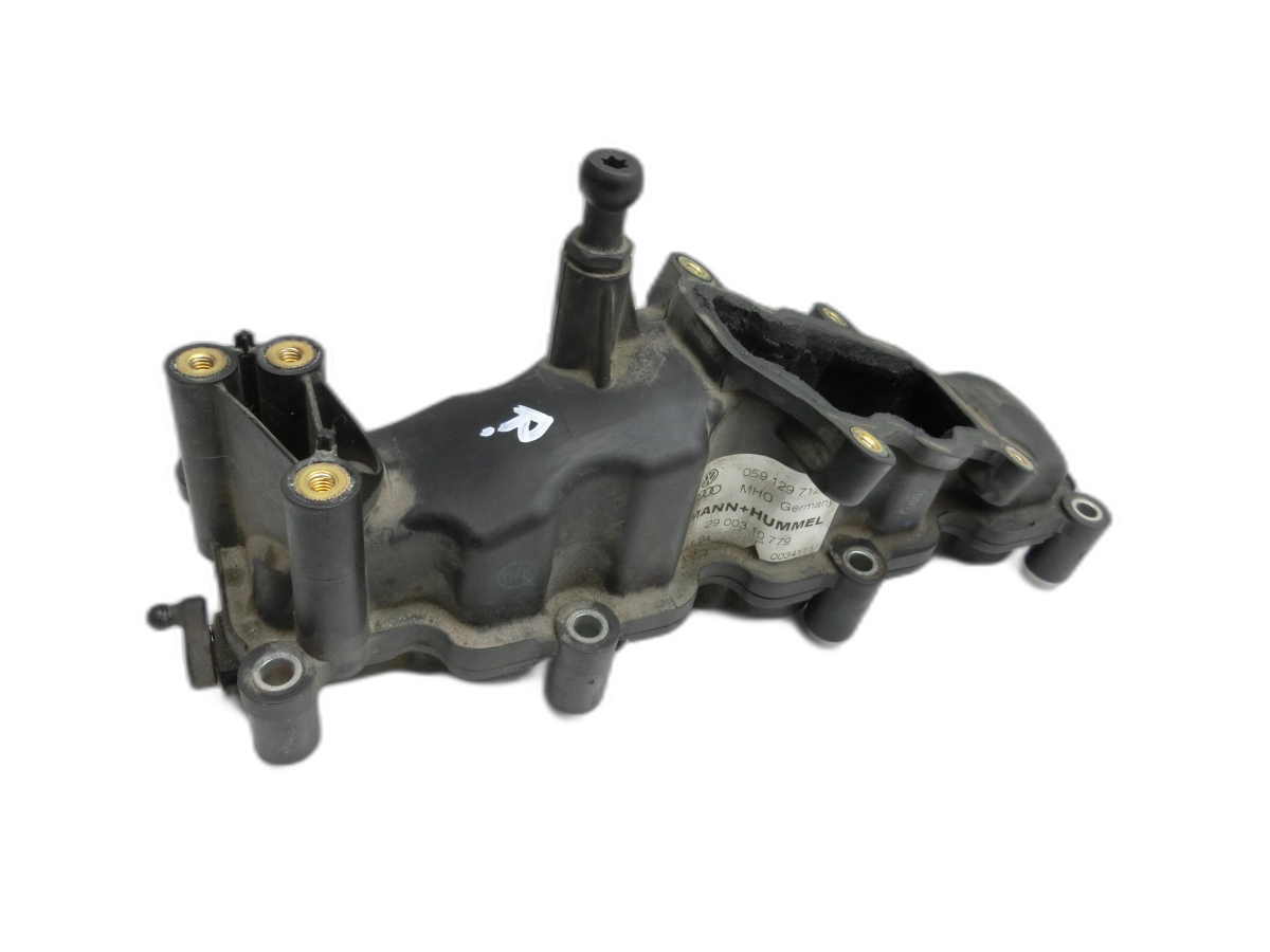 Audi A6 4F C6 05-08 TDI 3,0 165KW BMK Ansaugbrücke Ansaugkrümmer m. Drallklappen Rechts  - Bild 1