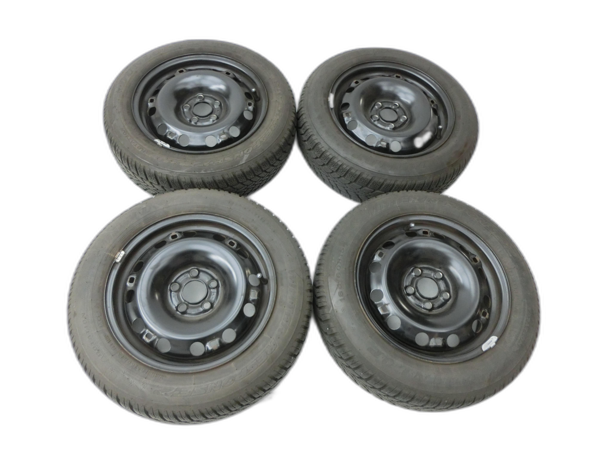 Seat Ibiza 6J 15-17 4 x Kompletträder Stahlfelge None 185/60R15 5X100  - Bild 1