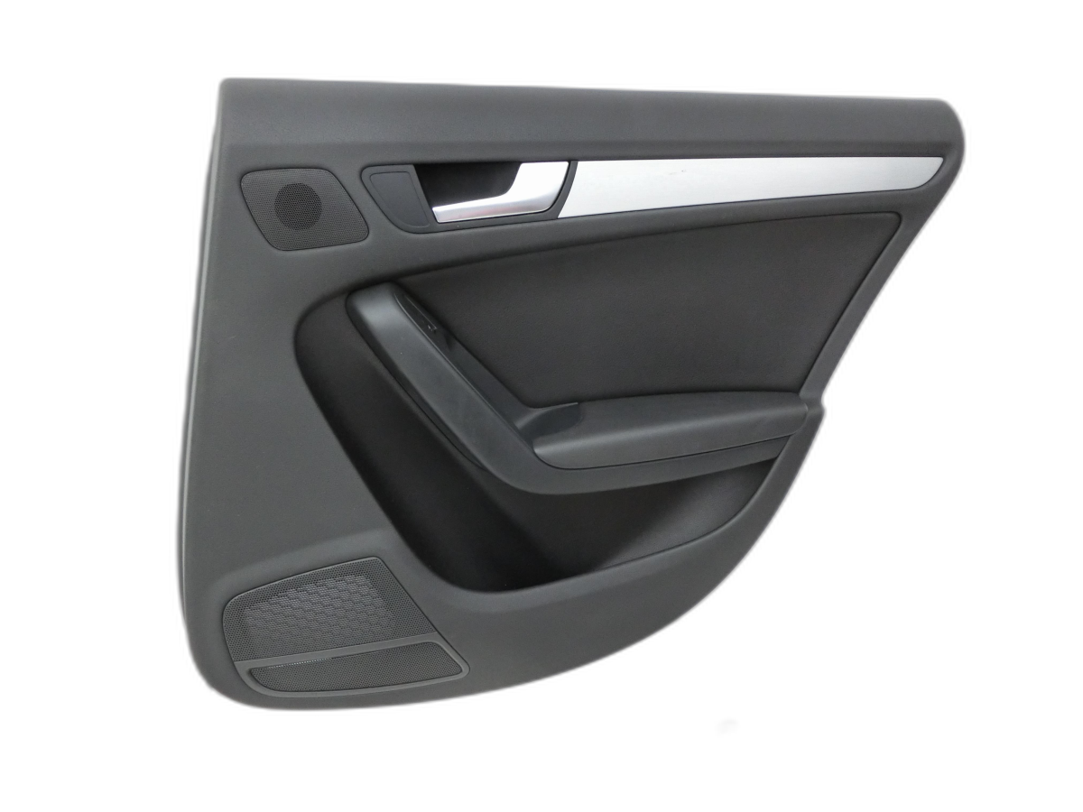 Audi A5 8TA 07-11 5T Türverkleidung Türpappe Rechts Hinten K-Leder Soul Schwarz WFA  - Bild 1