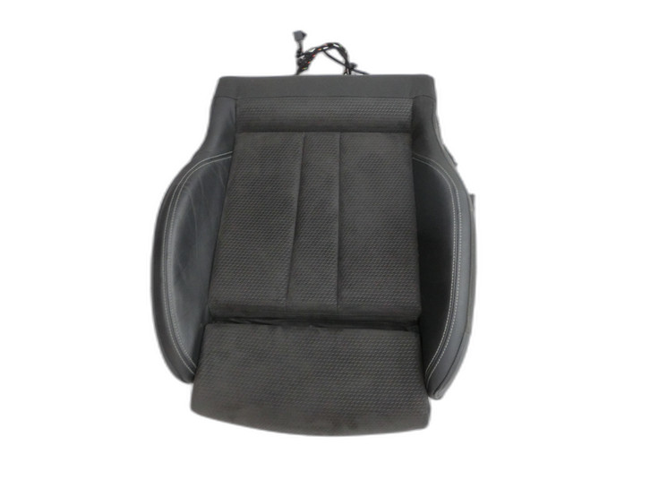 Audi A5 F5 16-19 5T Sitzbezug Sitzpolster für Beifahrersitz Rechts Vorne beheizt soul schwarz/felsgrau  - Bild 1