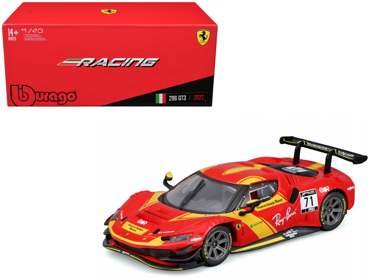 Bburago Ferrari 296 GT3 #71 