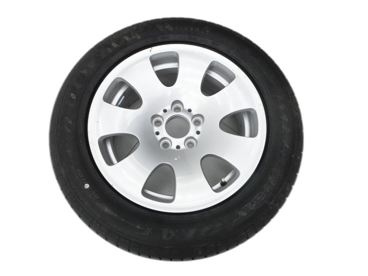 BMW E65 740i 05-08  1 x Komplettrad Ersatzrad Aluminiumfelge Sommerreifen 245/55R17 5X120  - Bild 1