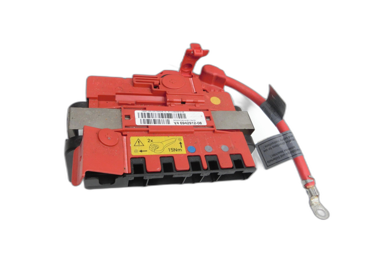 BMW E81 1er 120d 07-12 3 Türer Batteriekabel Plus Sicherheitsbatterieklemme - Bild 1