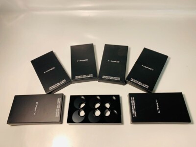 6X MAC Pro Palette Eye Shadow / Concealer Small X 6 Insert EMPTY 4'' X 2.3''