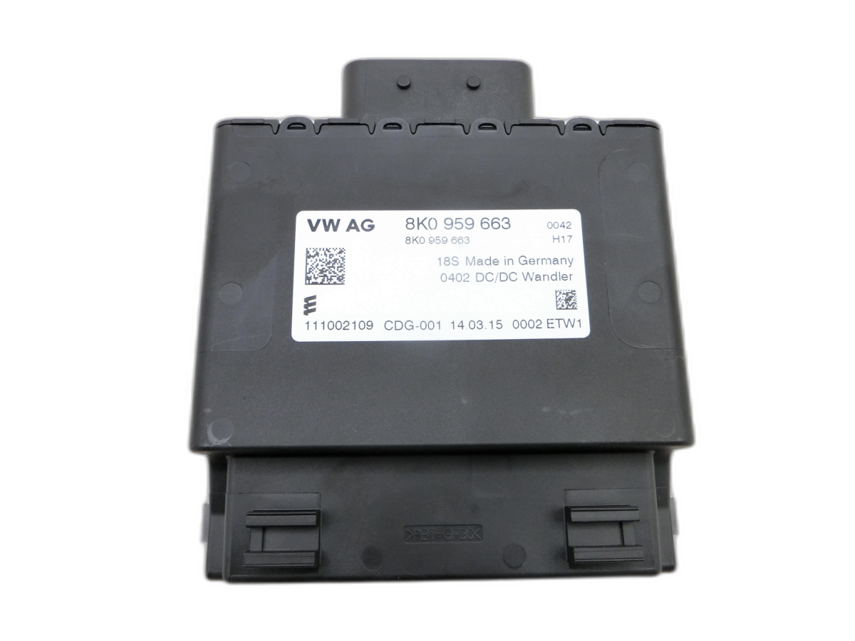 Audi A4 8K B8 QU 11-15 Steuergerät SG DCDC Converter Spannungswandler 400W  - Bild 1