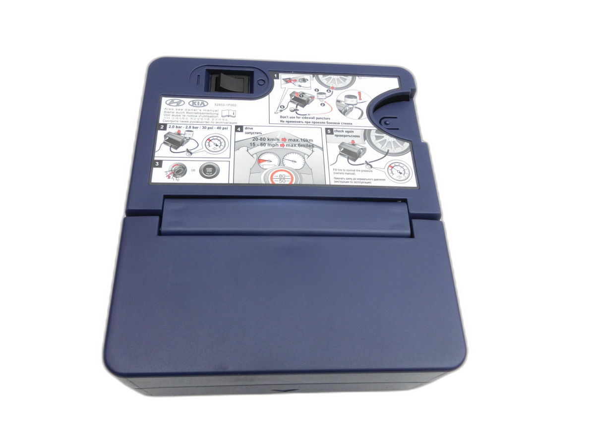 Kia Venga YN 09-15 1,6 94KW Reifendruckkompressor Pannenset  - Bild 1