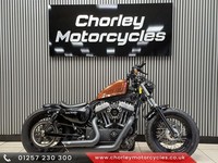 Harley Davidson XL1200 Forty Eight C14 with 4346 miles custom cruiser bobber