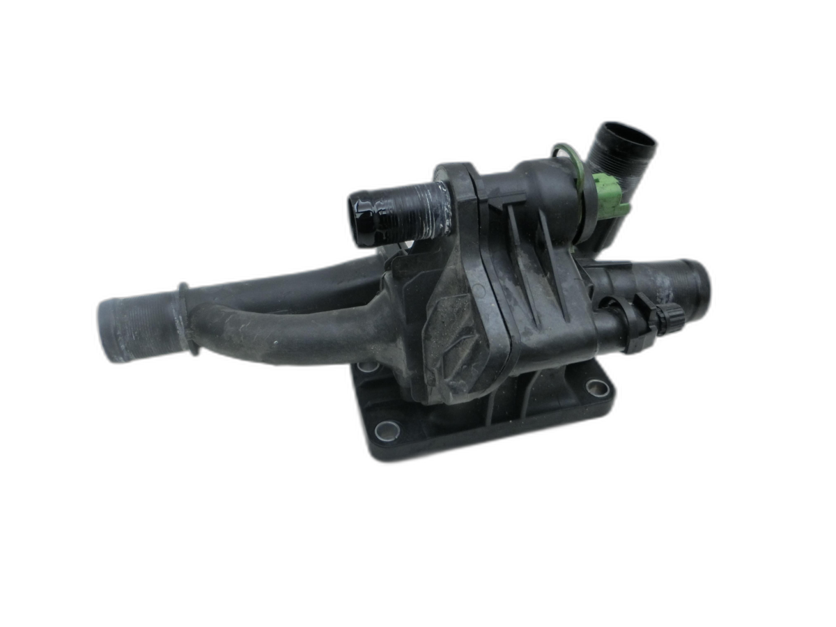 Ford Grand C-Max II 10-15 TDCi 1,6 85KW Thermostat Flansch Thermostatgehäuse  - Bild 1