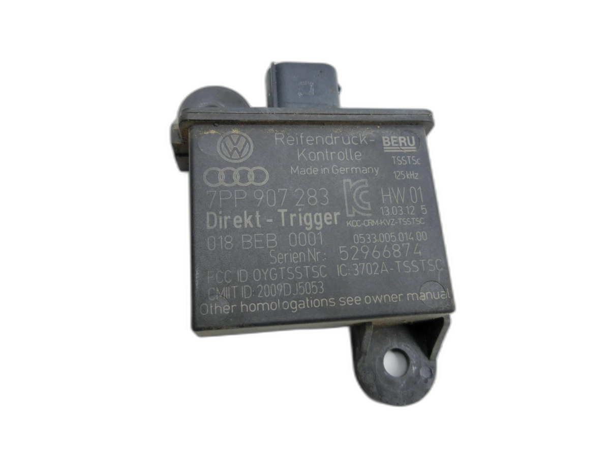Control Unit ECU module Tire-pressure monitoring Direct trigger Left Front for Audi A8 4H D4 09-17 - Bild 1