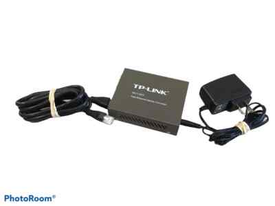 TP-Link MC110CS 10/100Mbps RJ45 to 100Mbps Single-Mode SC Fiber Media Converter