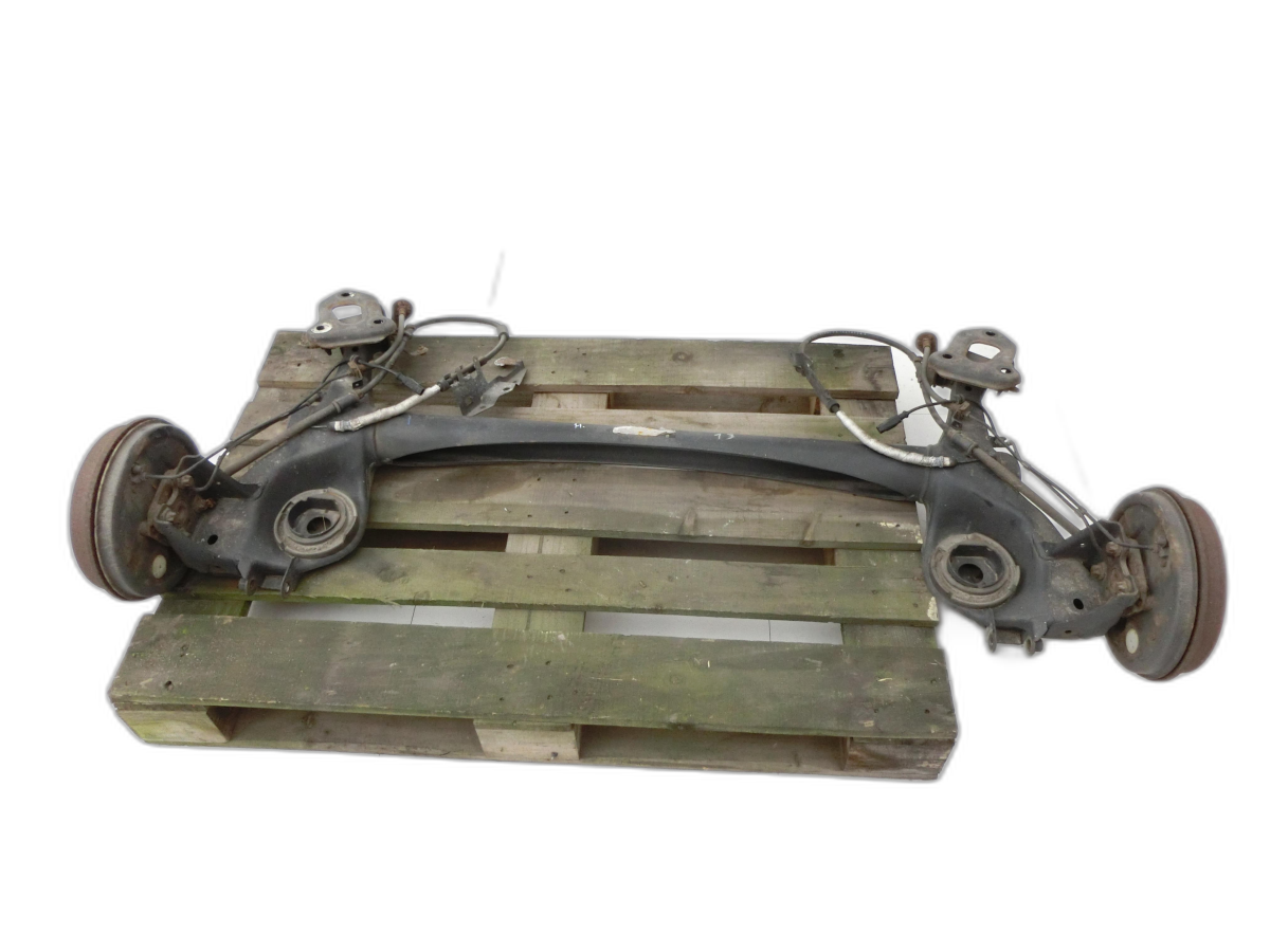 Opel Corsa D 06-10 3 Türer Hinterachse Achse m. Trommelbremse  - Bild 1