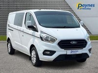 2021 Ford Transit Custom Limited Double Cab In Van 300 LWB L2 170ps Auto White