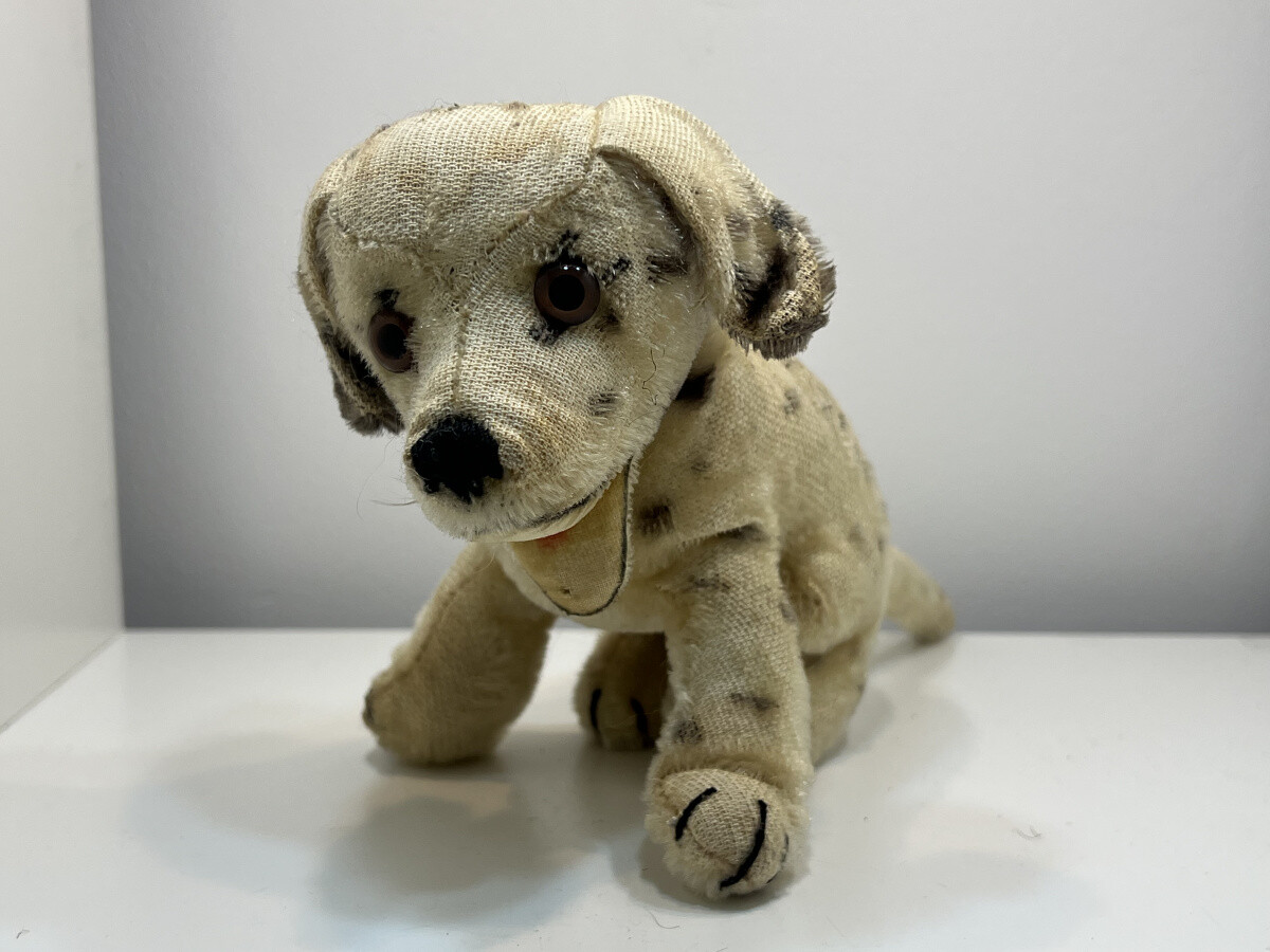 Steiff animal chien collie 24 x 45 cm état voir photos