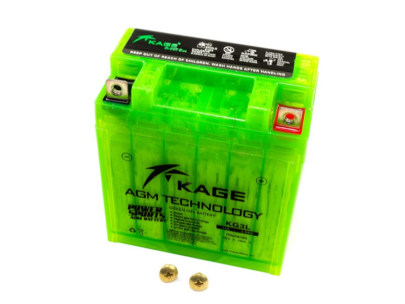 Batterie Gel Kage Green Yb3l-A Yb3l-B Pour Honda Mbx Mtx Nsr Xl Yamaha Dt 125 Xt