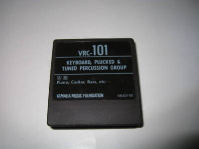 YAMAHA VOICE ROM VRC-101 Keyboard Plucked DATA CARTRIDGE for