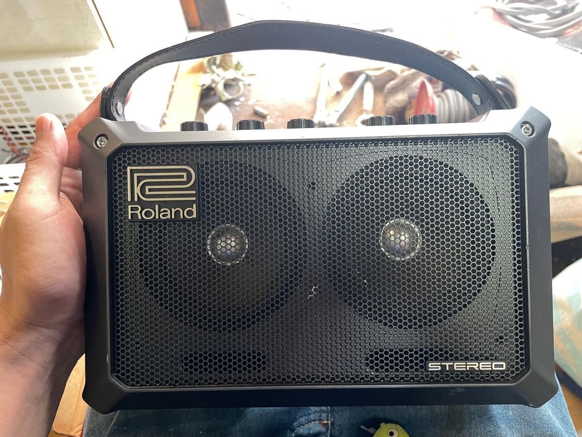 【中古】roland mobile cube Roland Mobile Cube Battery Powered Stereo Amplifier | eBay