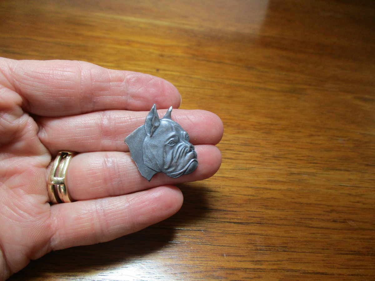 1940s French White Button 