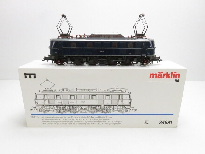 (Lew132) MÃ¤Rklin 34691 E-Lok E 19 12 Der Db, Delta Digital, H0, Ac, Ovp