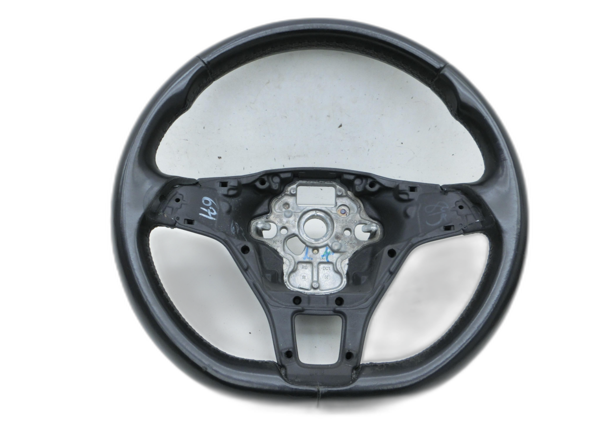 VW Golf 7 VII 5G 12-17 Lenkrad ohne Airbag Leder Sport - Bild 1