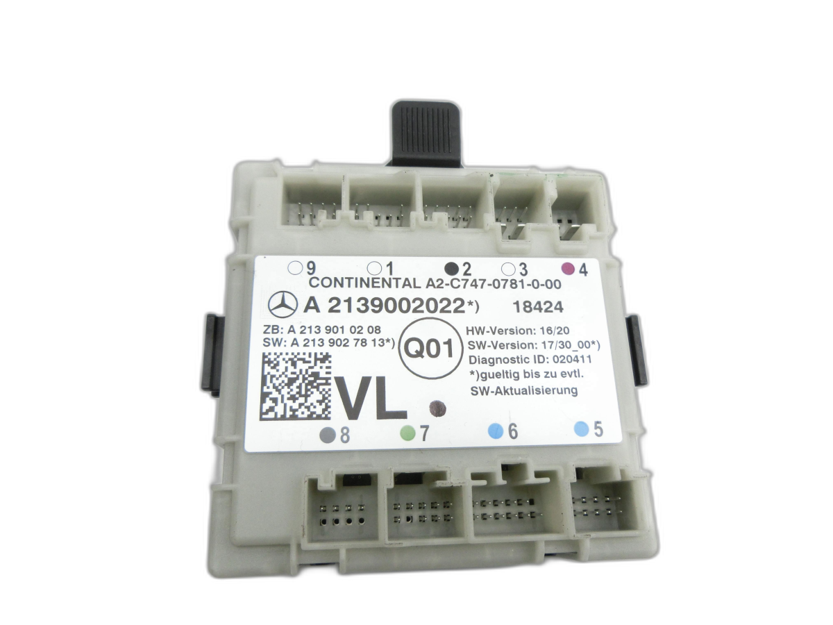 Mercedes W213 E200 16-20 Steuergerät ECU Modul Türsteuergerät Links Vorne  - Bild 1