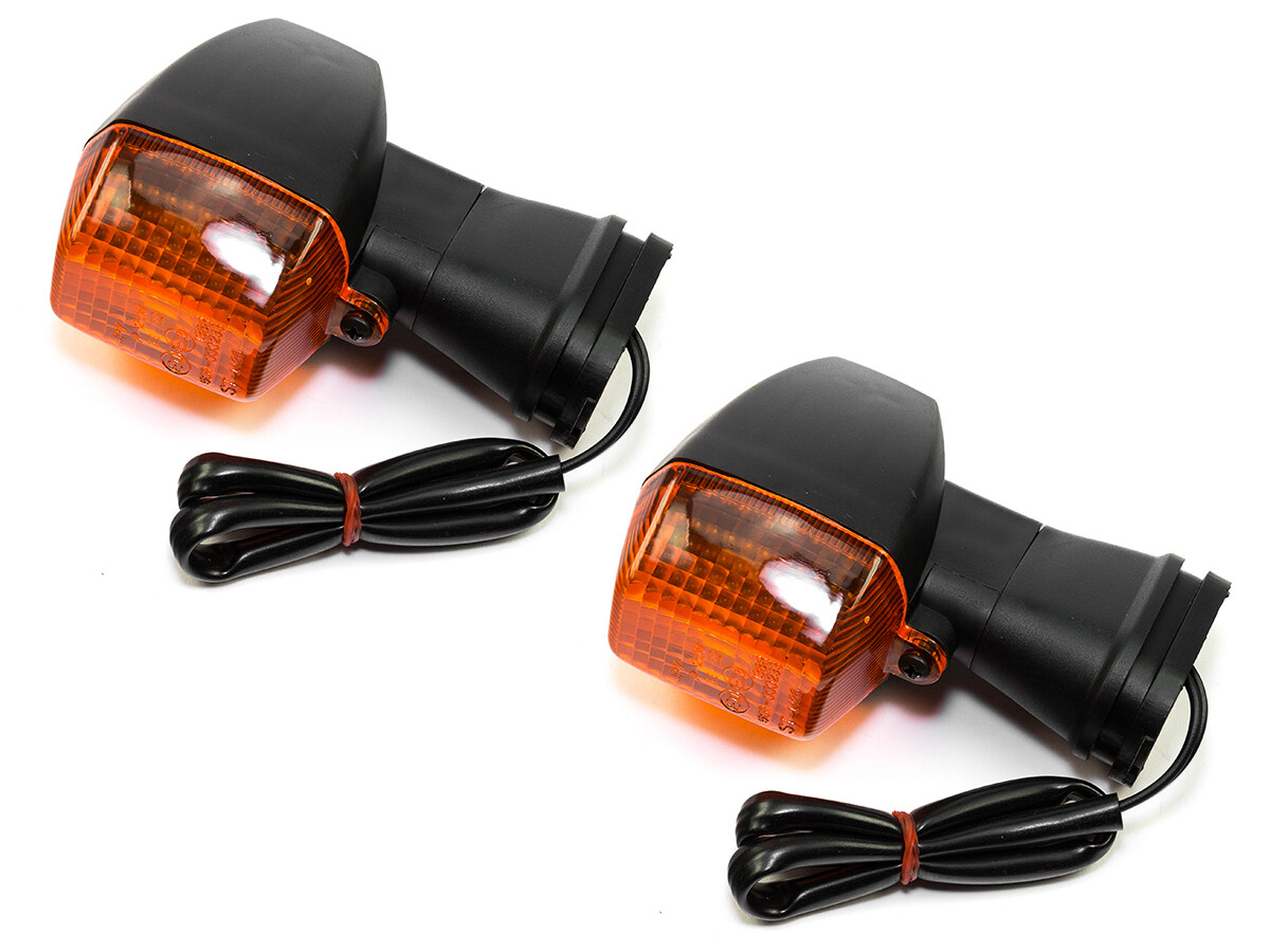 Blinker Satz vorne E-geprüft 2 Stück für Kawasaki KLE 500 ZX 7R ZX 9 ZXR 750 GPZ