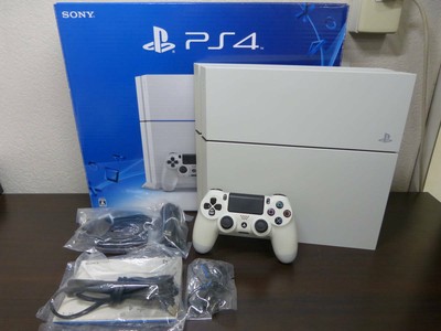 Sony PlayStation 4 CUH-1200A Glacier White PS4 Game Console 