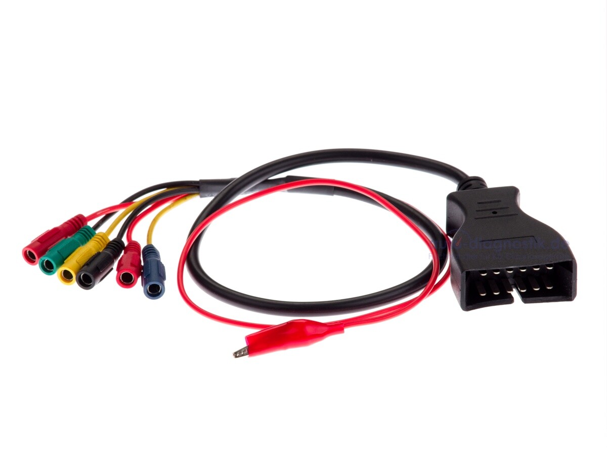 Bosch KTS GM 12pin OBD1 Câble adaptateur OBD2 à 6 bouchons de banane Nouveau