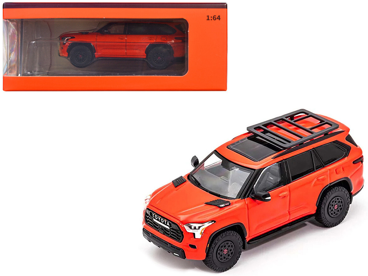 GCD Toyota Sequoia TRD Pro Solar Octane Orange 1/64 Diecast
